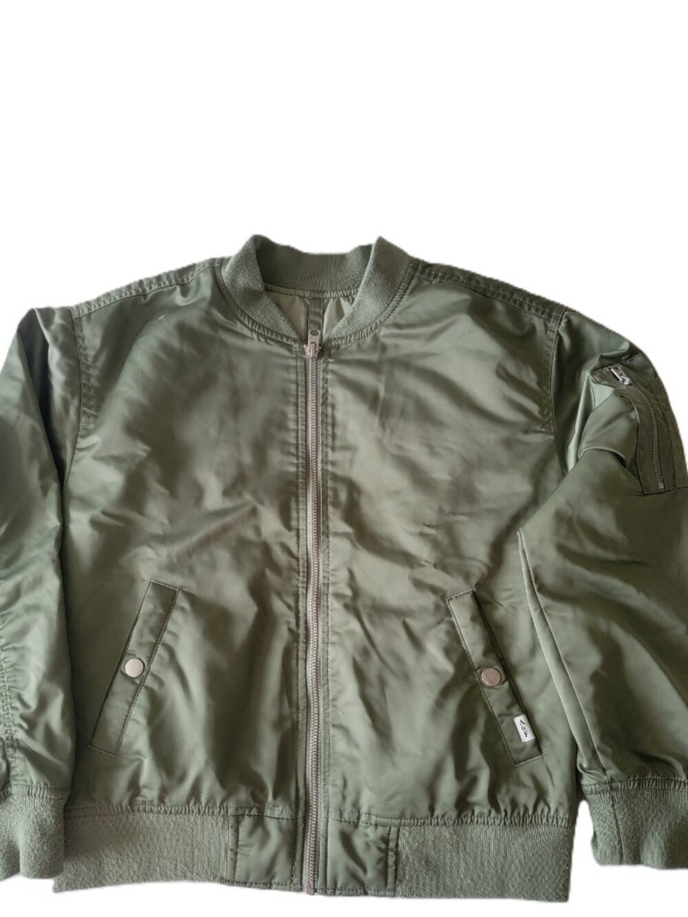 Abercrombie & Fitch Kids Green Bomber Pilot Jacket